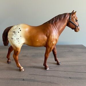 BREYER Vintage Appaloosa Gelding Horse Figurine. Model 97. Sorrel Color.